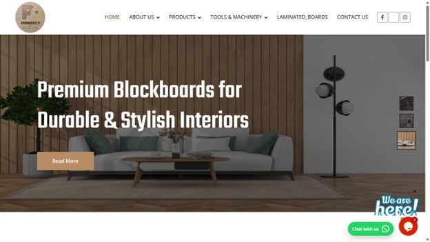 Primeply Industries Limited Website