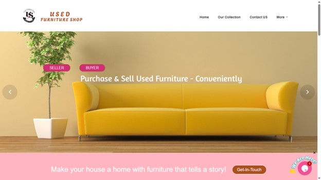 Used Furniture Shop Website